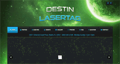 Desktop Screenshot of destinlasertag.com